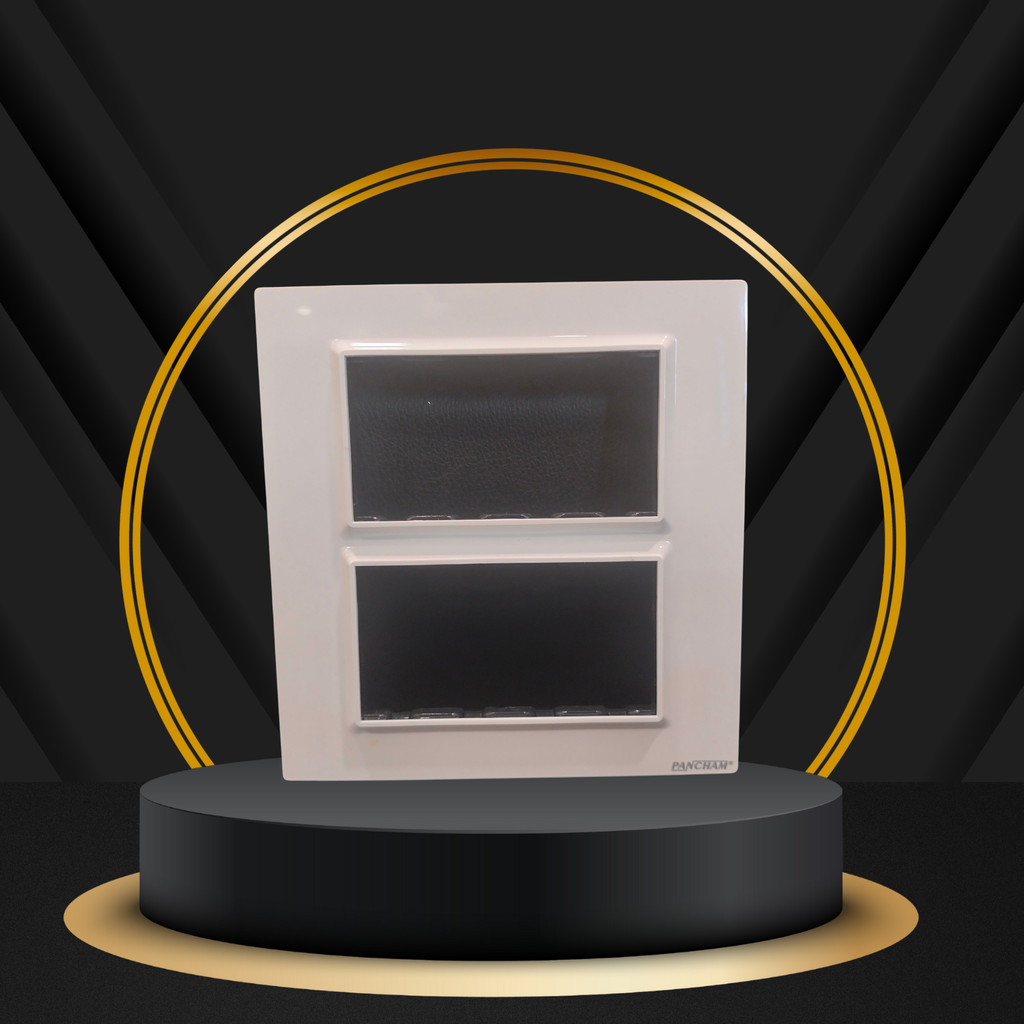 [E-6027] KUBER PLATES - WHITE- 8M SQ.