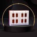 [E-6249] 8W/10 WAY SQ WOODY GANG BOX ( 6 X 8 )